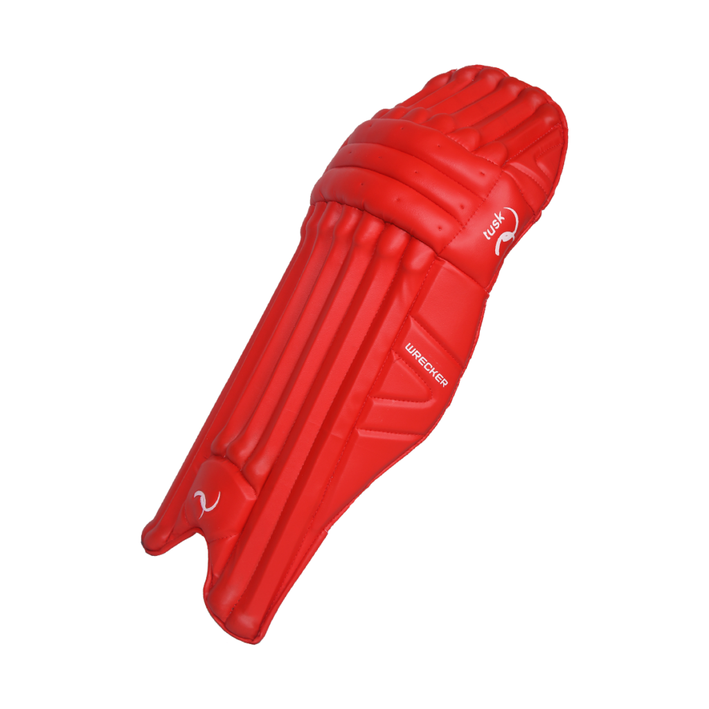 Tusk Wrecker Batting Leg Guard - Nova Red
